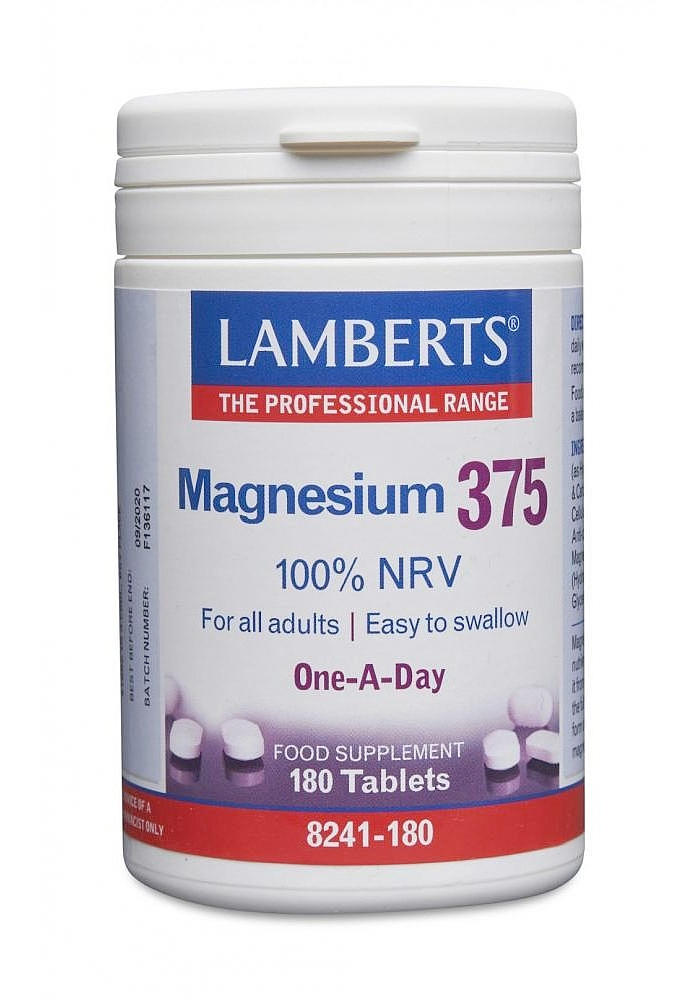 Lamberts Magnesium 375 180 tabs